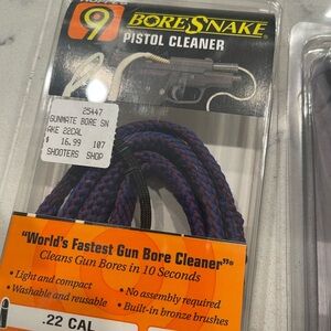 Pistol Cleaner - Blue and Black